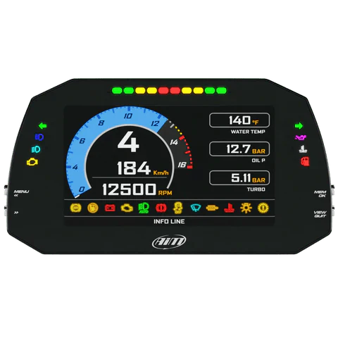 Aim MXG 1.3 Strada TFT Dash Display – 7" Colour Display