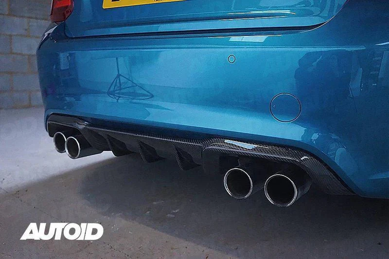 AutoID FORM Carbon Fibre M Performance Style Rear Diffuser for BMW F87 M2 & M2 Competition - Image 3