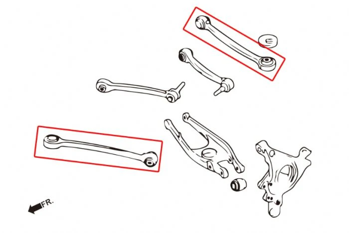 Hardrace Adjustable Rear Toe Arms for BMW F8X G8X M2, M3 and M4 (7734) - Image 4
