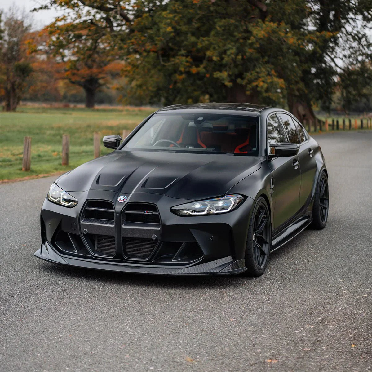 TRE PR-1 Pre-preg Carbon Fibre Performance Front Splitter for BMW G80 M3 & G82 G83 M4 - Image 2