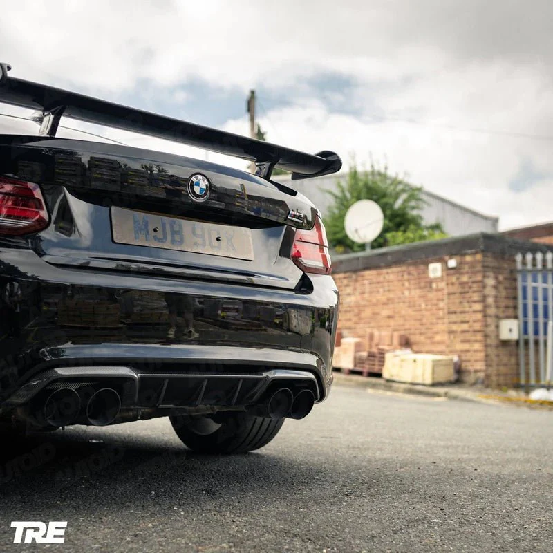 TRE Pre-Preg Carbon Fibre M Performance Style Rear Diffuser for BMW F87 M2 & M2 Competition - Image 3